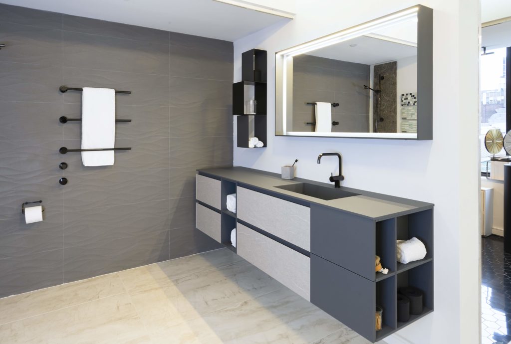 Contemporary bathroom deals storage